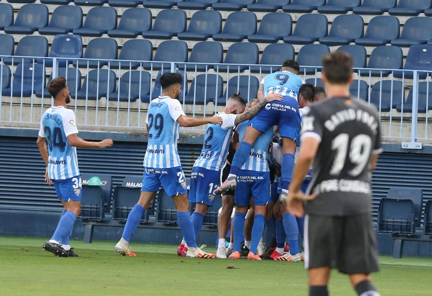 El equipo de Pellicer recibió al Alcorcón en la penúltima jornada. 