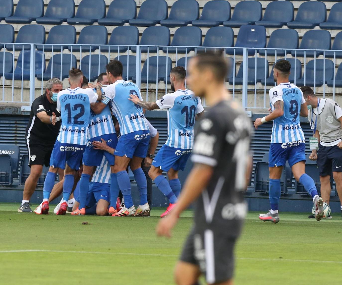 El equipo de Pellicer recibió al Alcorcón en la penúltima jornada. 