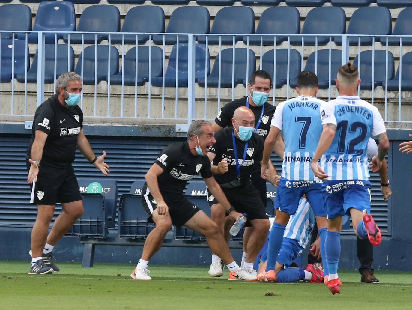 El equipo de Pellicer recibió al Alcorcón en la penúltima jornada. 