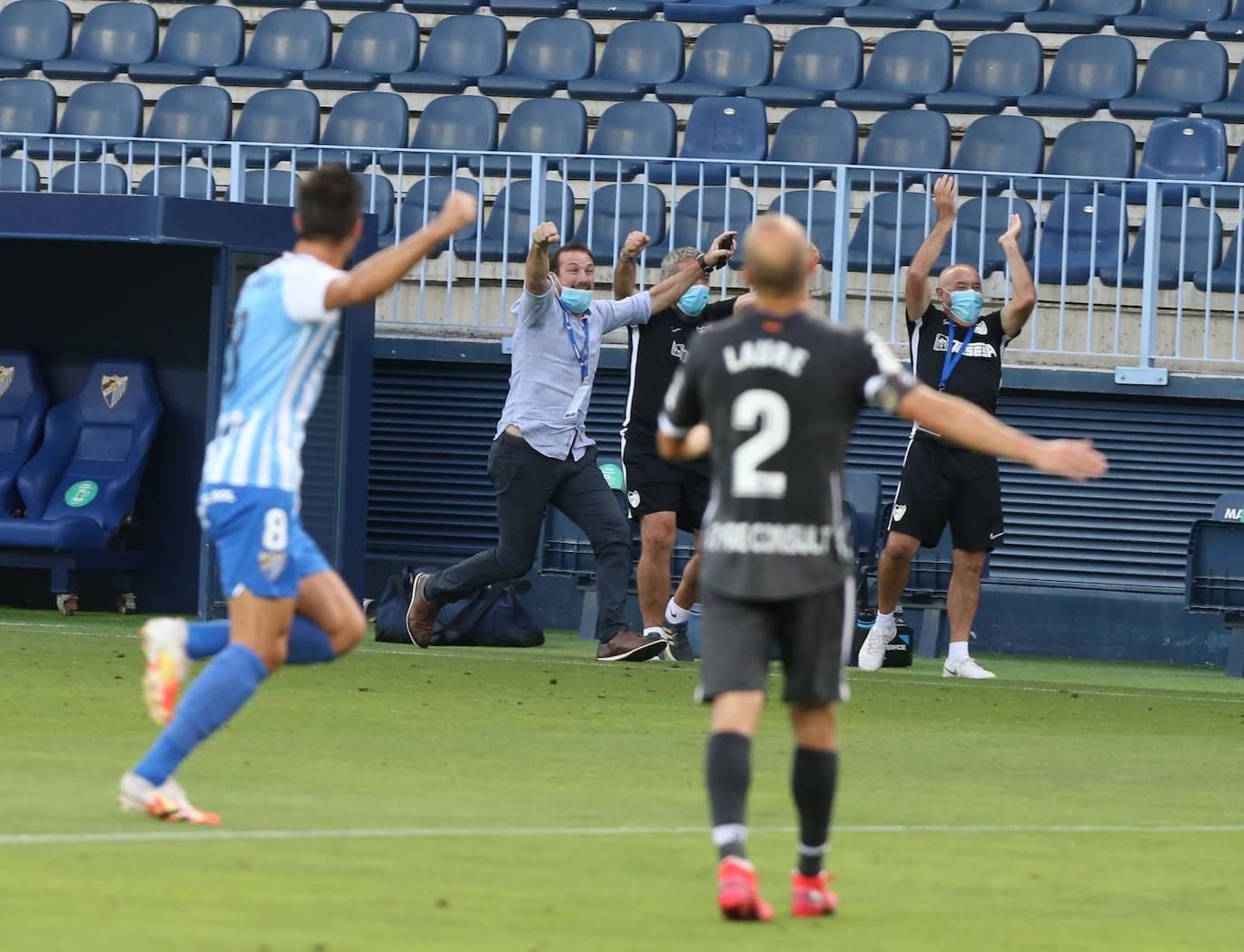 El equipo de Pellicer recibió al Alcorcón en la penúltima jornada. 