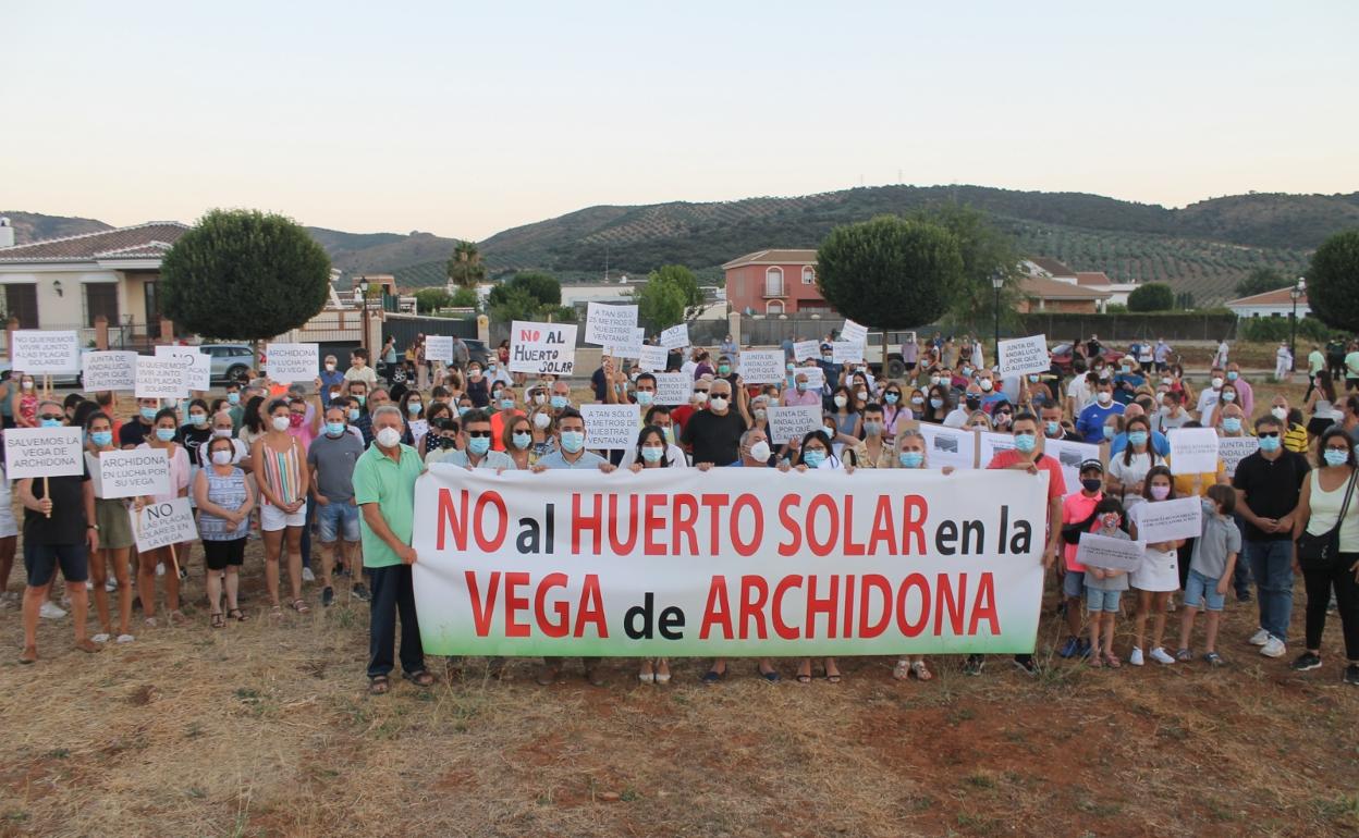 Imagen de la manifestación celebrada este sábado.