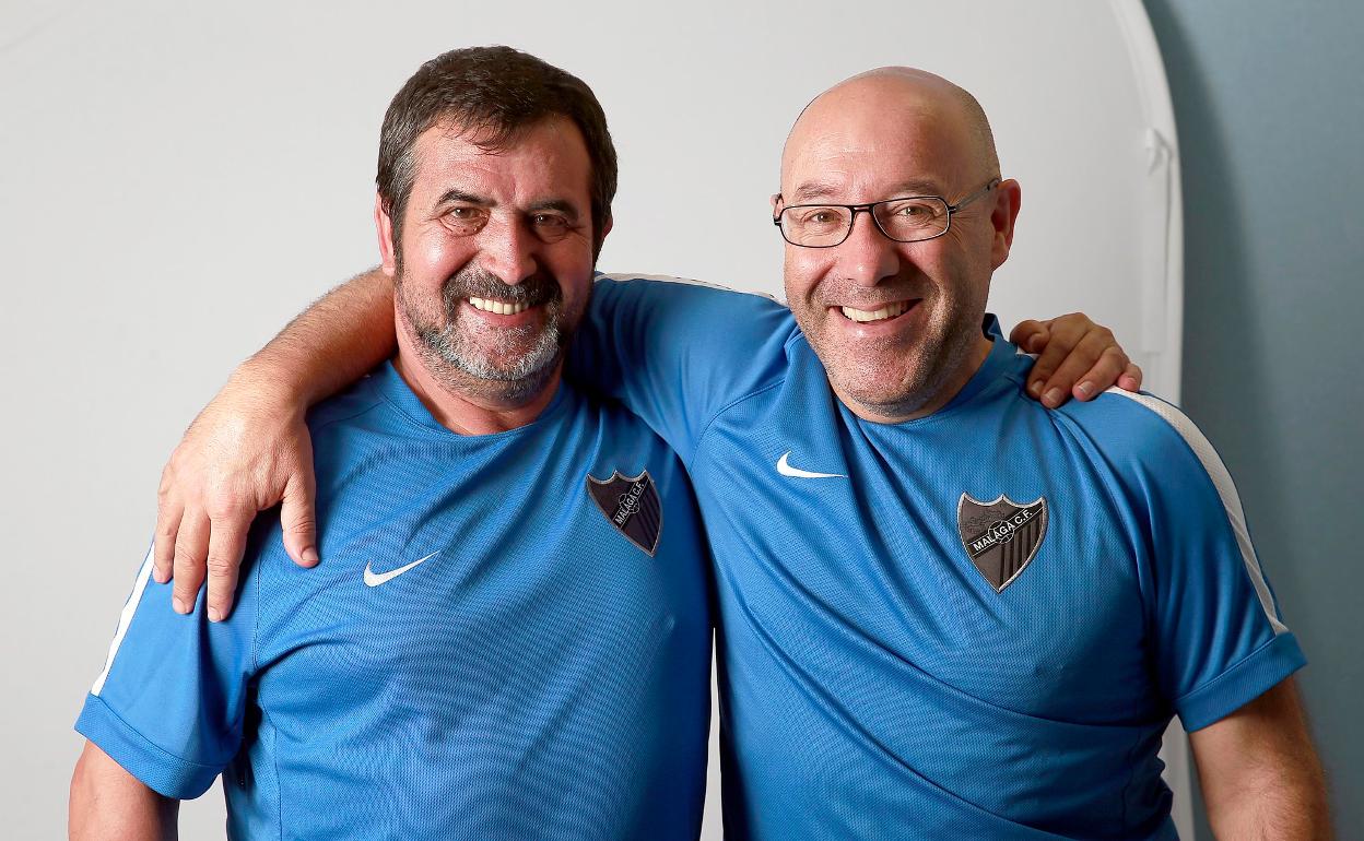 Desde la izquierda, Miguel Zambrana y Marcelino Torrontegui.