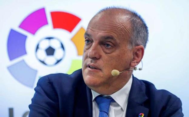 Javier Tebas, presidente de LaLiga.