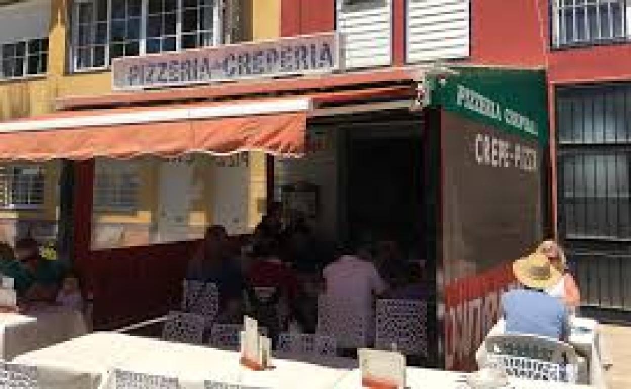 Vista de la pizzería El Carajillo, en Pedregalejo. 