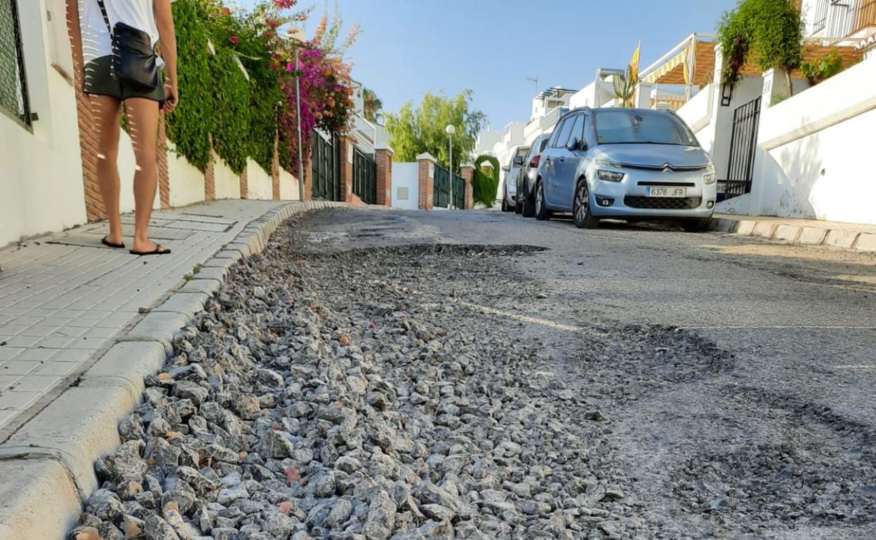 Estado en el que se encuentra la calle Aldebarán en Benajarafe. 