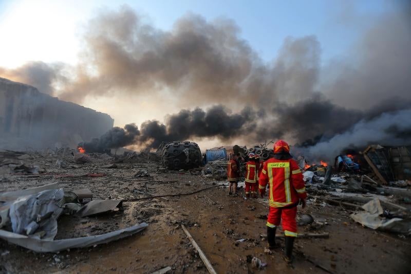 Fotos: La explosión en el puerto de Beirut, en imágenes