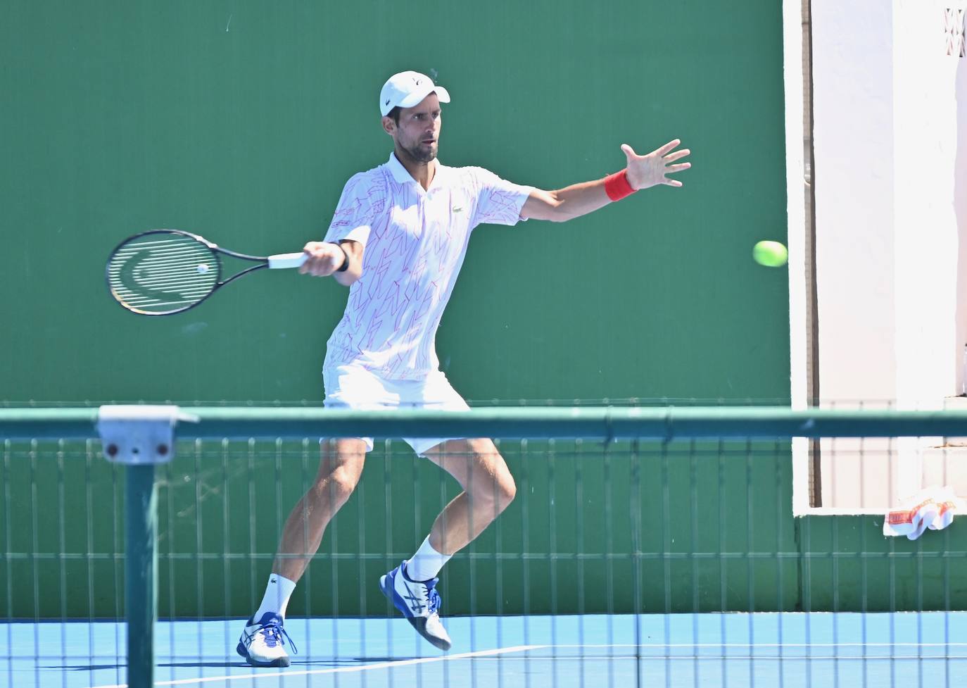 Fotos: Djokovic prepara en Marbella su próxima gira por Estados Unidos