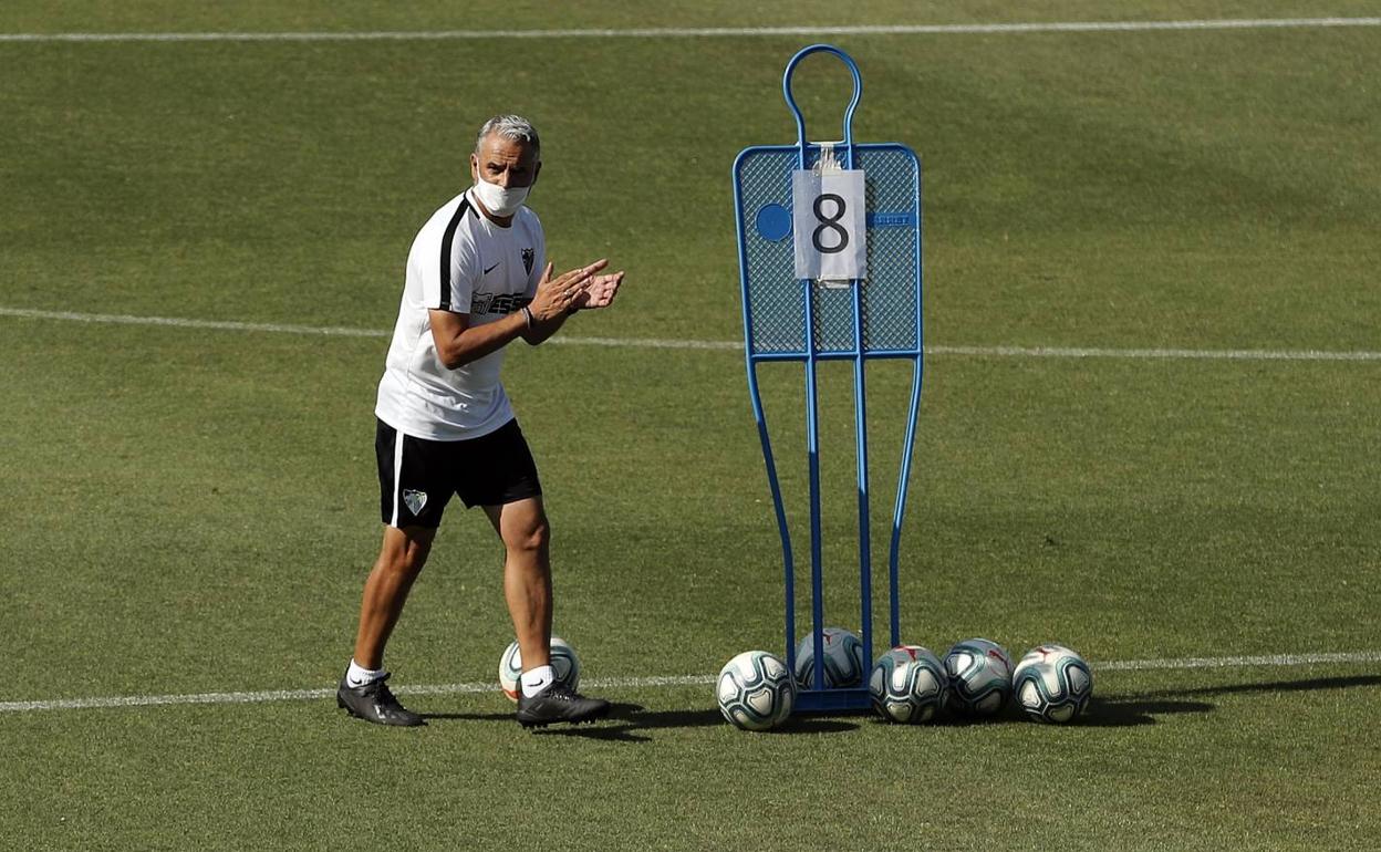 Pellicer, durante un entrenamiento esta semana. 