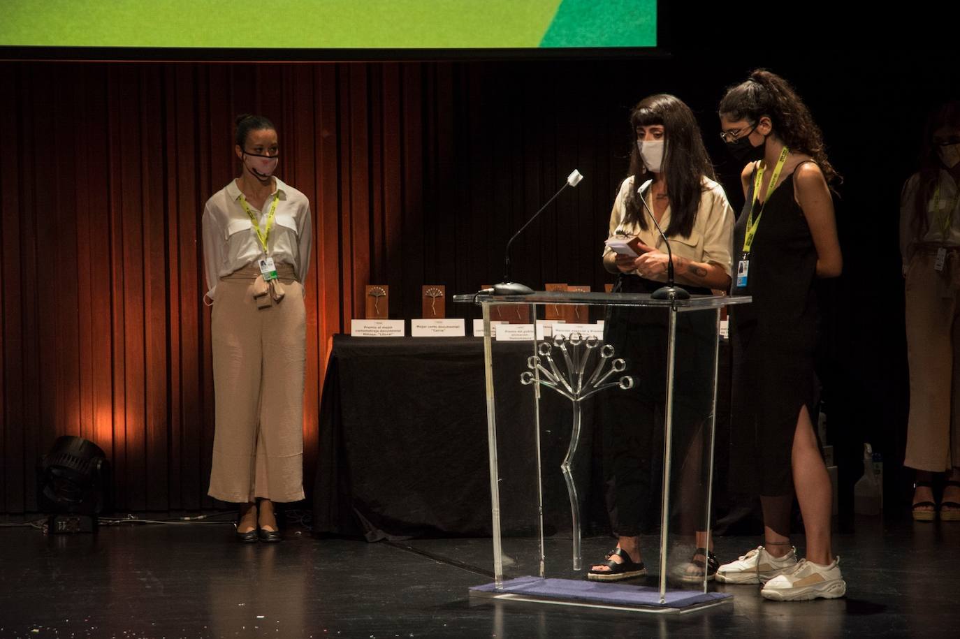 Entrega de premios de la categoría de cortometrajes en el Museo Picasso