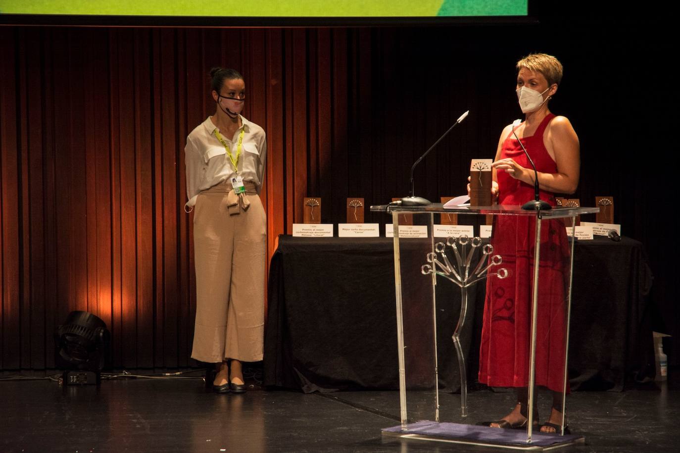 Entrega de premios de la categoría de cortometrajes en el Museo Picasso