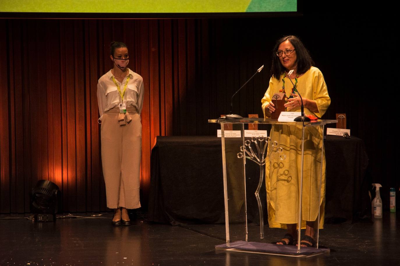 Entrega de premios de la categoría de cortometrajes en el Museo Picasso