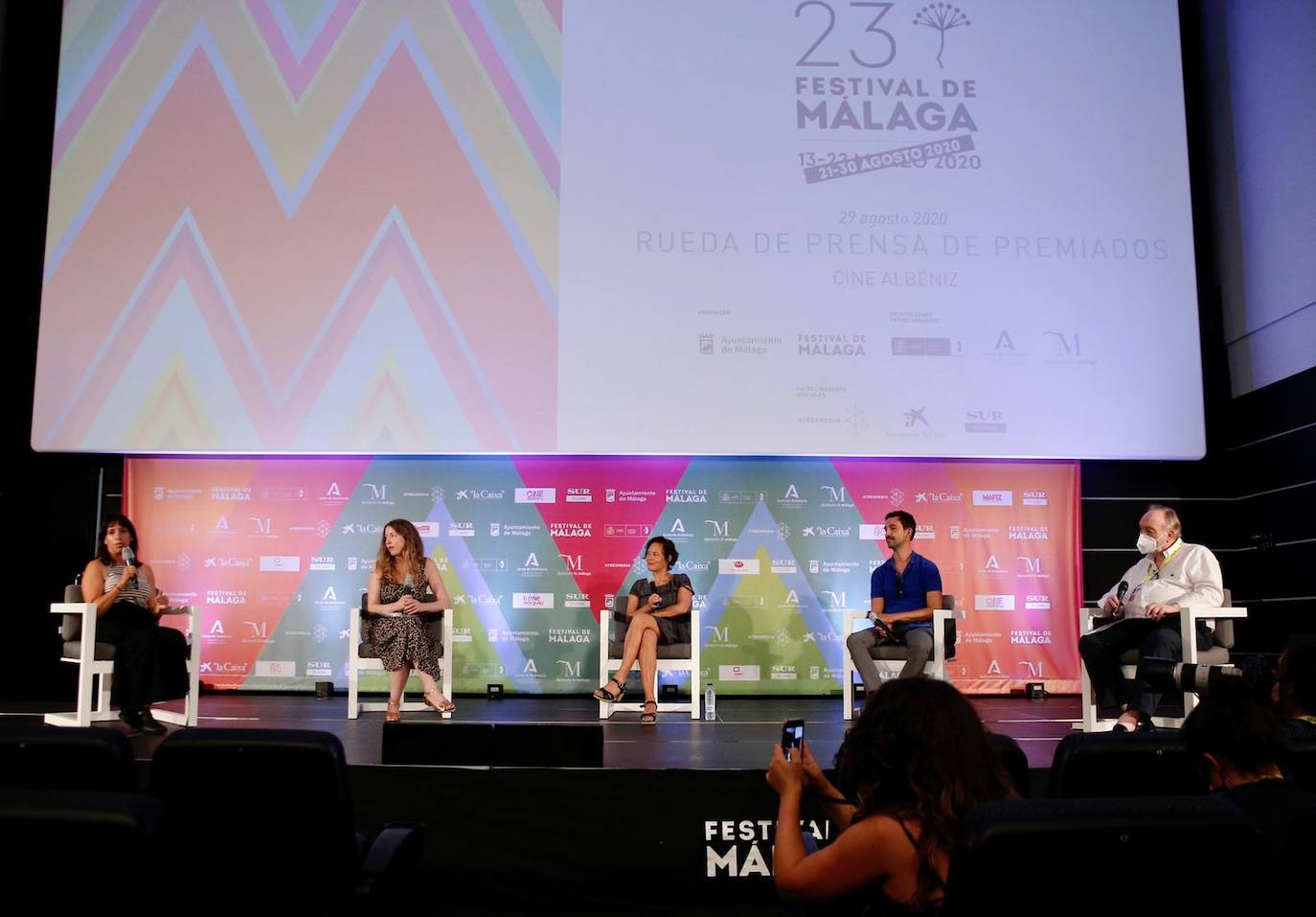 Rueda de prensa de los ganadores del Festival de Málaga 