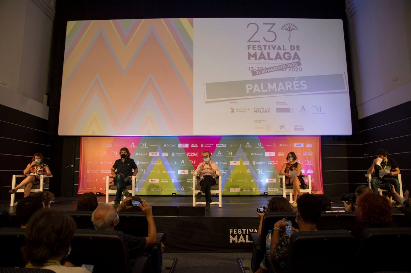 Lectura del palmarés del Festival de Málaga, este sábado