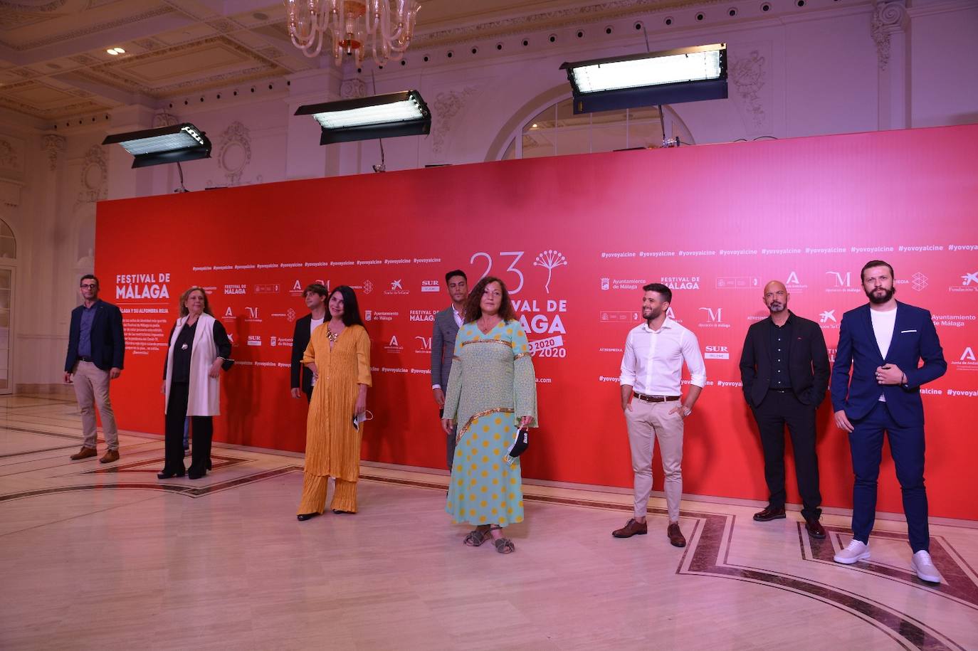 Último 'photocall' de la 23 edición del Festival de Málaga 