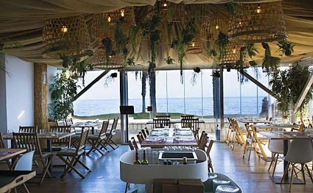 Vista del interior del Merendero Antonio Martín. 