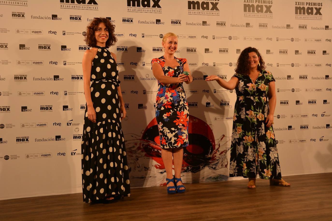 Un momento del photocall previo a la gala 