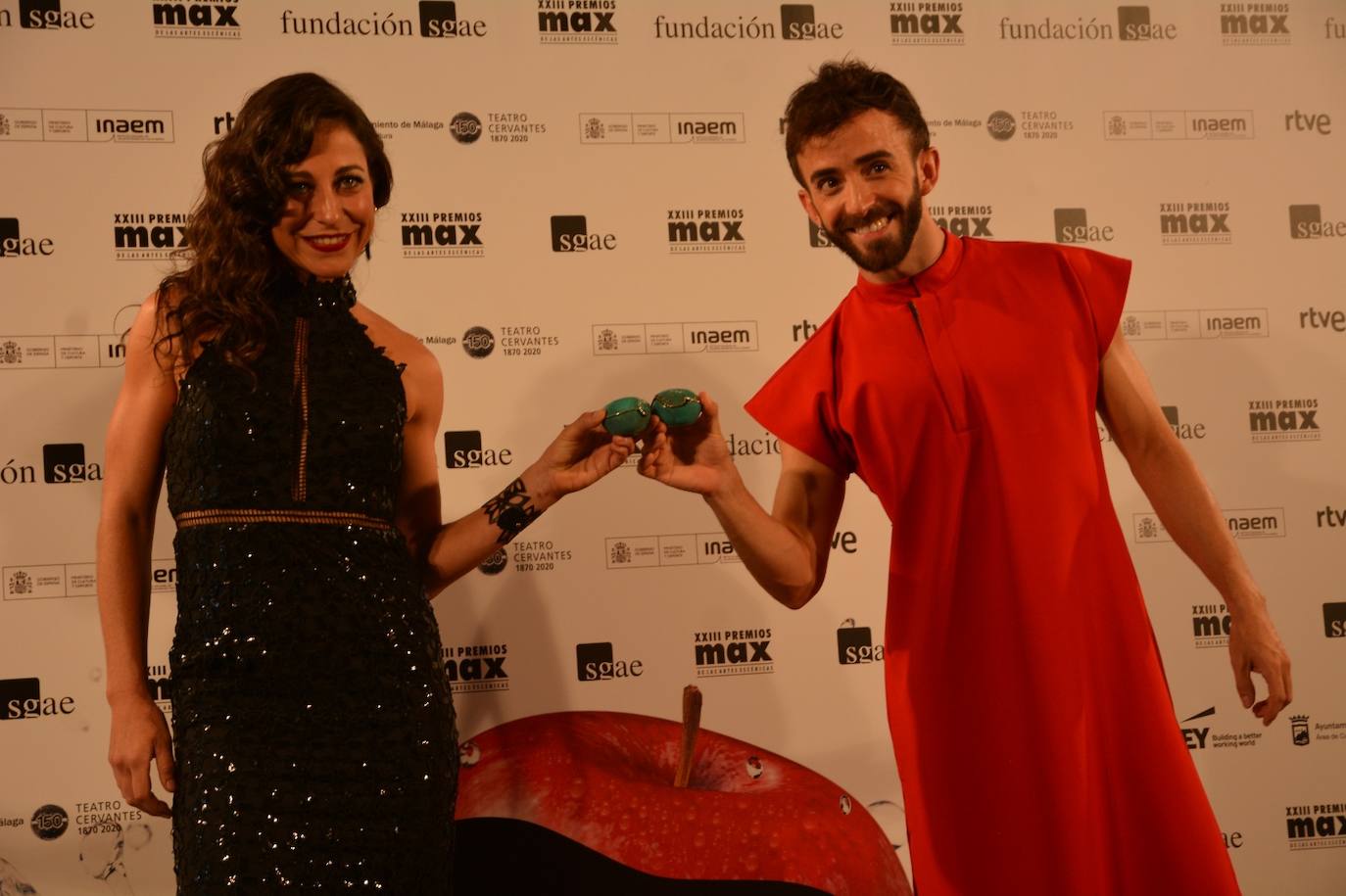 Un momento del photocall previo a la gala 