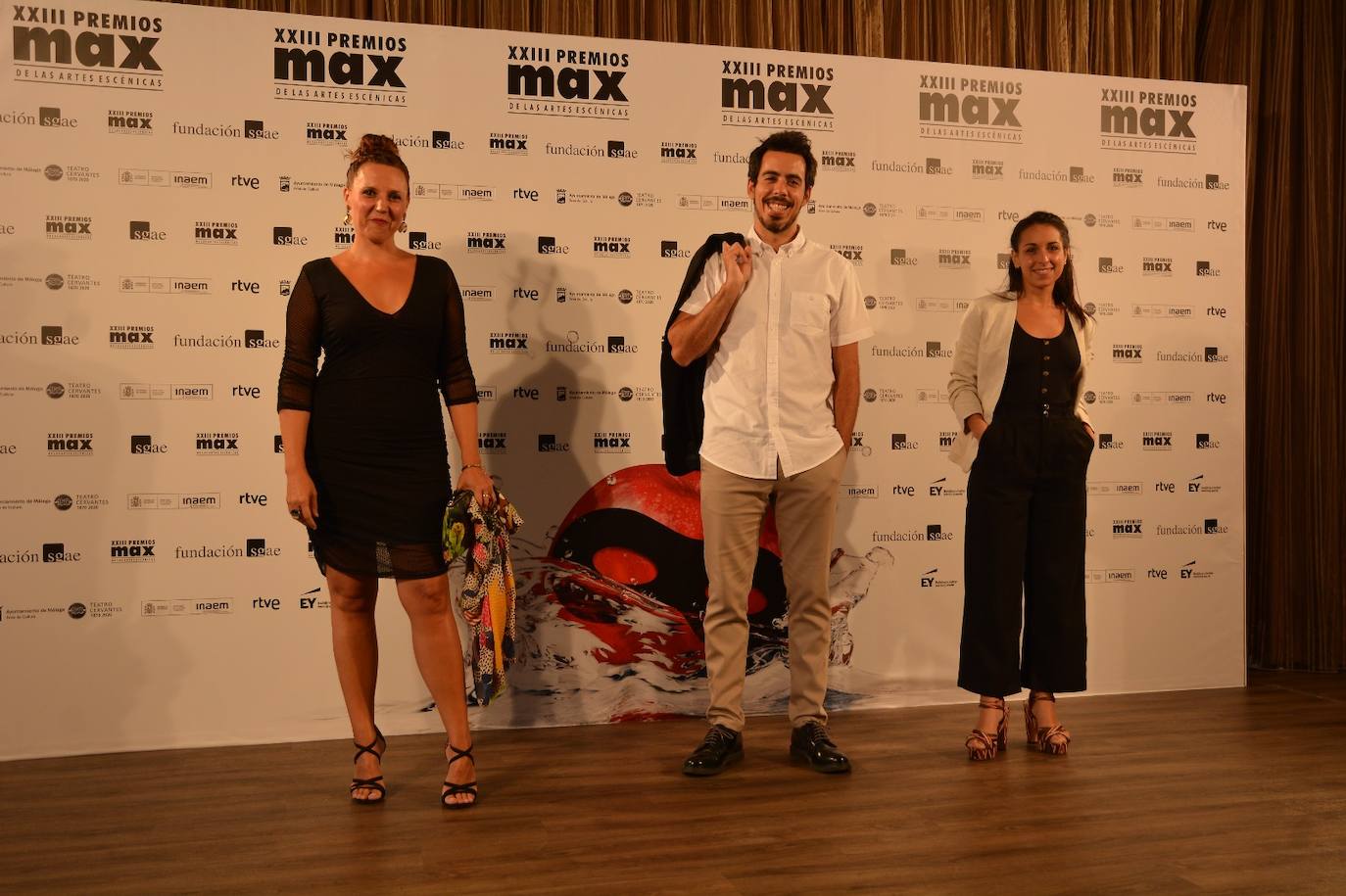 Un momento del photocall previo a la gala 