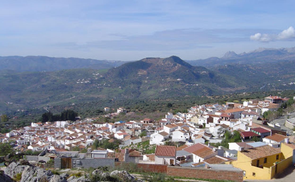 Imagen del casco urbano de Periana. 