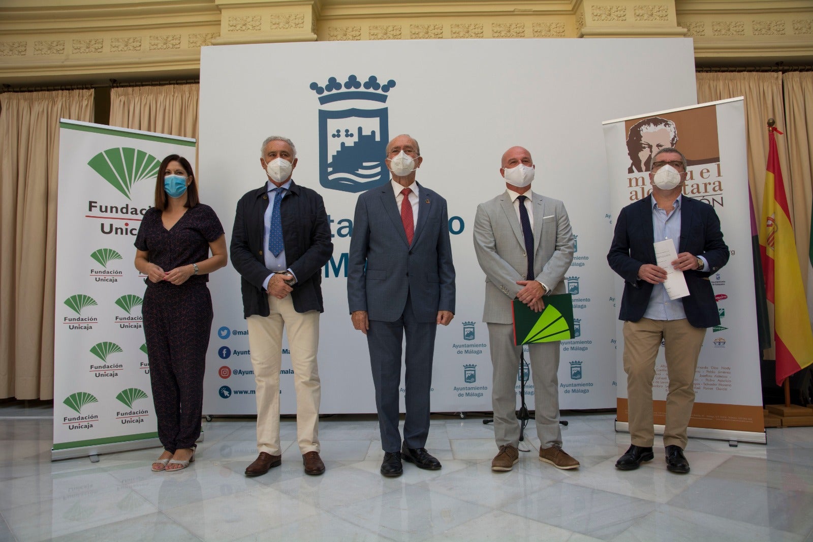 Noelia Losada, Antonio Pedraza, Francisco de la Torre, Francisco Cañadas y Álvaro García. 