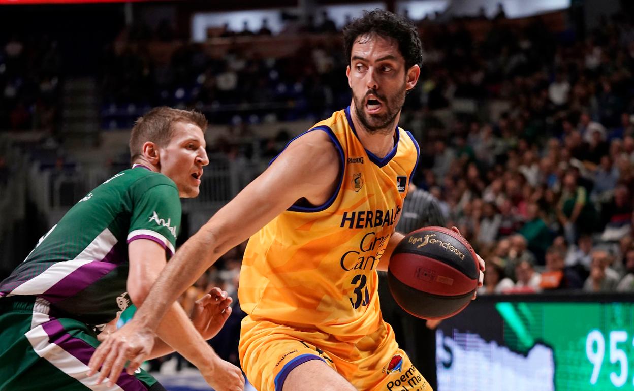 Waczynski y Beirán, en un partido de la pasada temporada. 