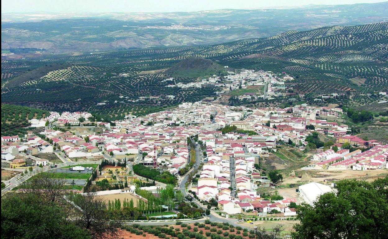 Vista de Villanueva de Algaidas.