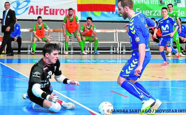 Un partido frente al Movistar Inter, con el club malagueño en la temporada 15/16
