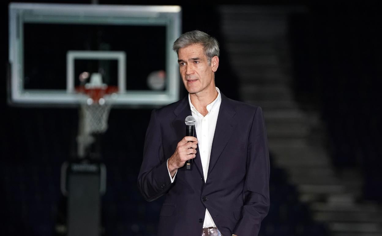 El presidente de la ACB, Antonio Martín. 