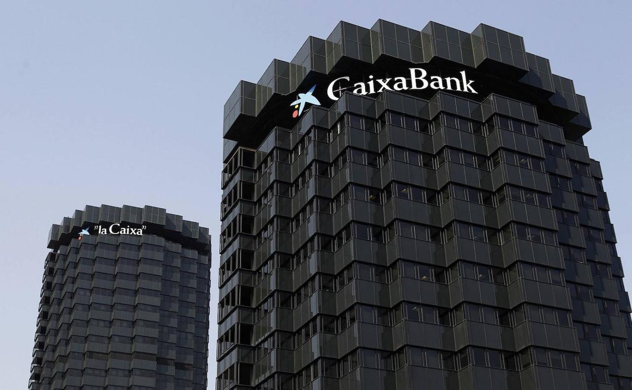 Sede de CaixaBank en Barcelona. 