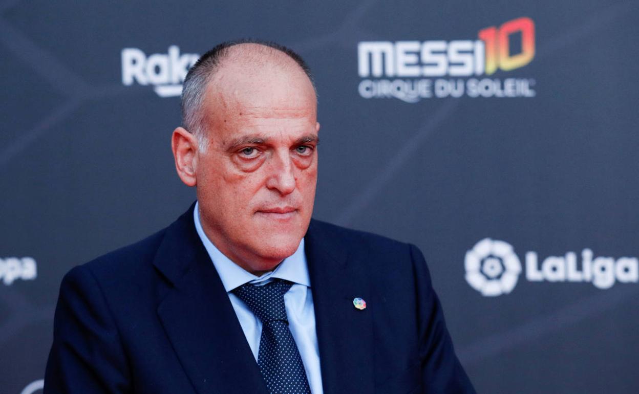 Javier Tebas, presidente de LaLiga. 