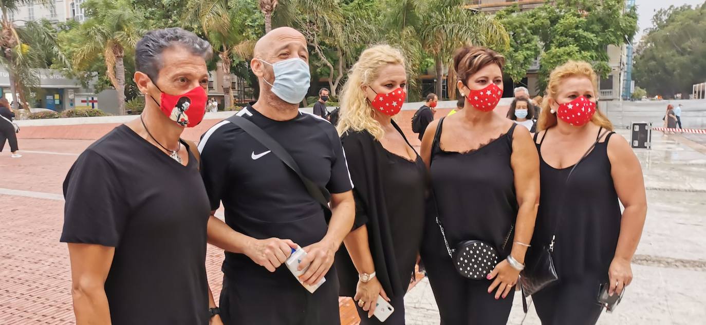 La protesta transcurrió por el Centro de Málaga. 