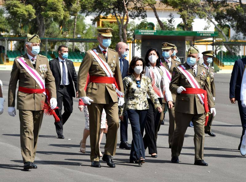 El Rey, en el acto celebrado en Viator este domingo. 