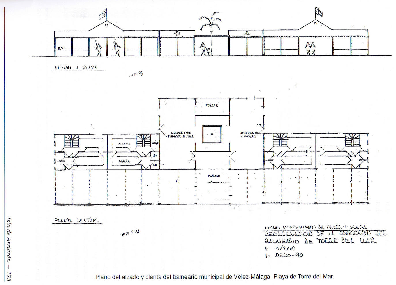 Plano del Balneario El Yate (1962) 