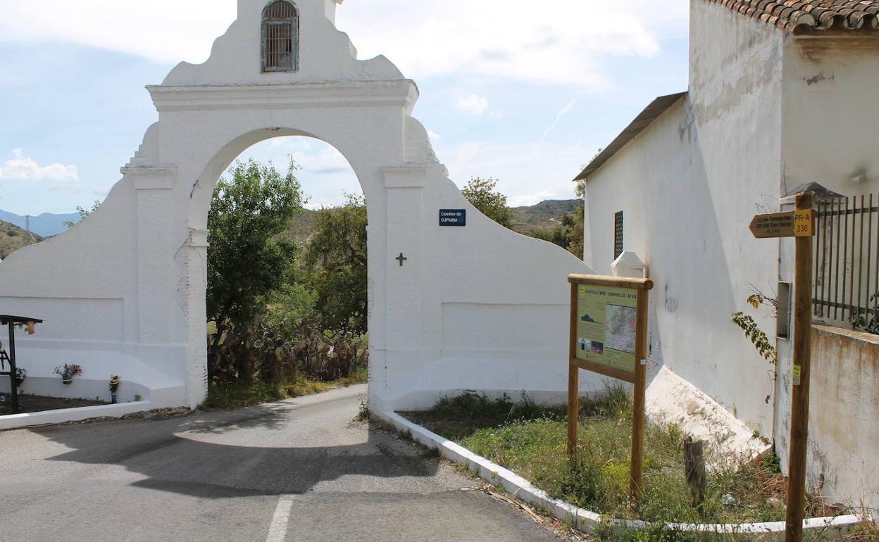 Inicio de la ruta en San Cayetano.