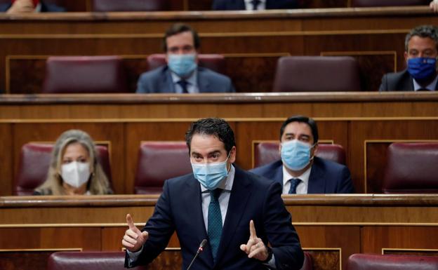 El secretario general del PP, Teodoro García Egea. 