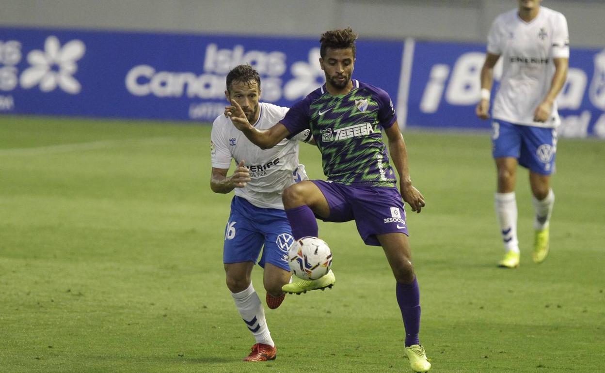 Benkhemassa, en el partido en Tenerife. 