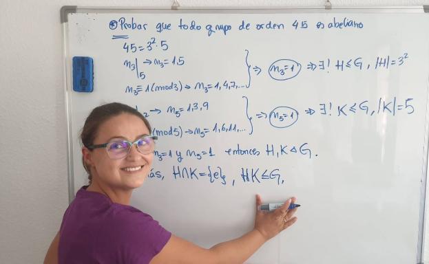 Alicia Tocino Sánchez imparte matemáticas en la Facultad de Ciencias de la UMA.