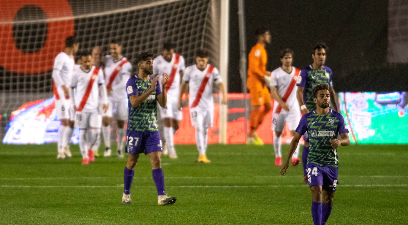 El Málaga fue a remolque todo el partido 