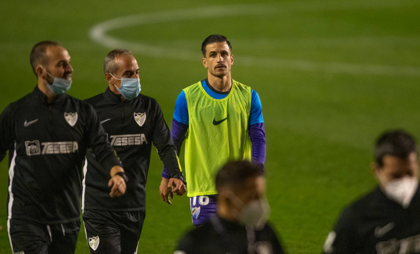 El Málaga fue a remolque todo el partido 