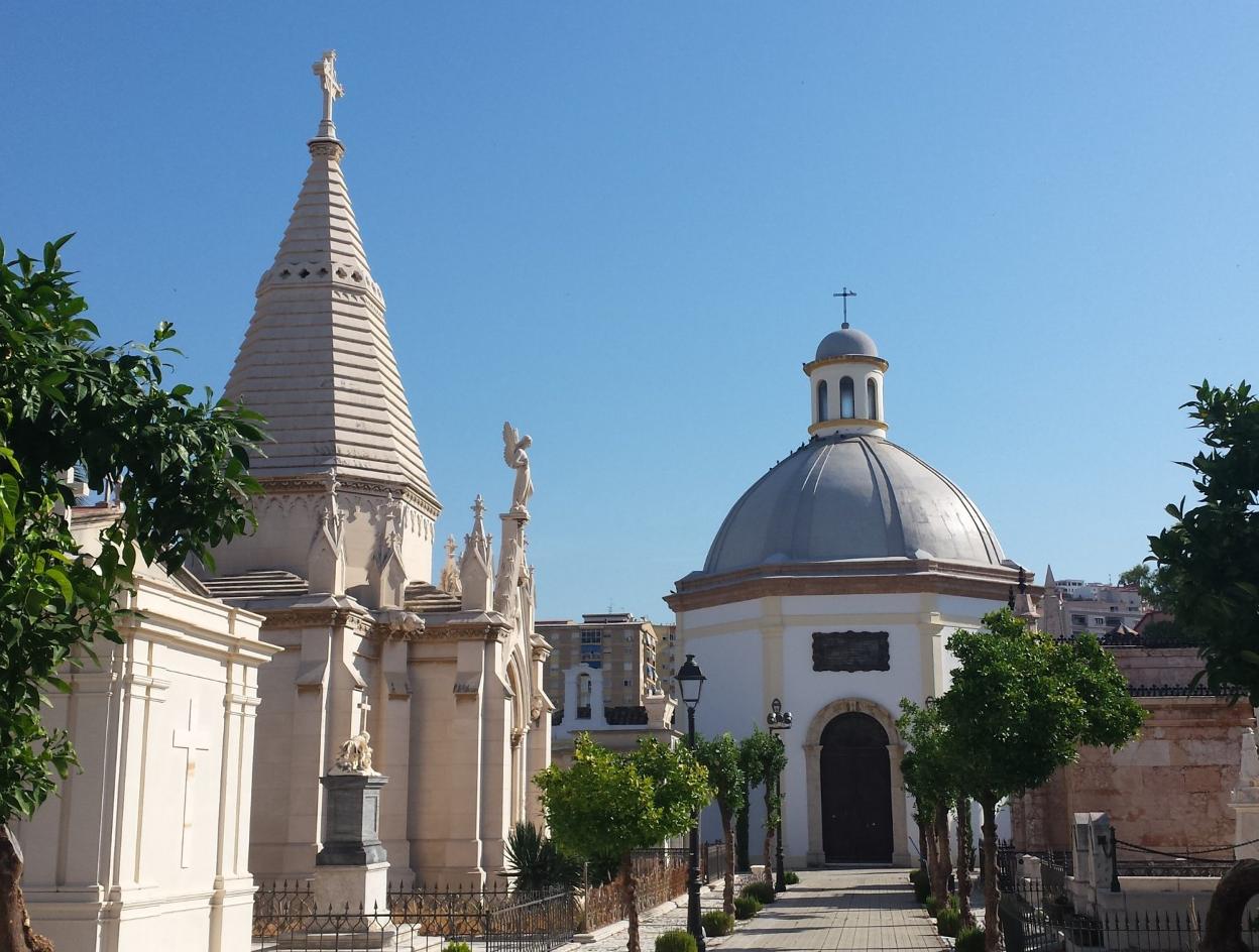 Vista del cementerio.
