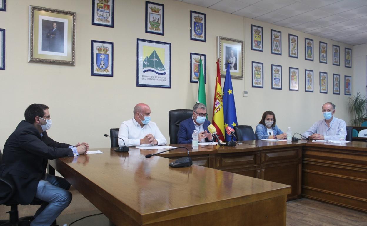 Acto de presentación de los nuevos cursos formativos en la sede de la Mancomunidad Oriental. 