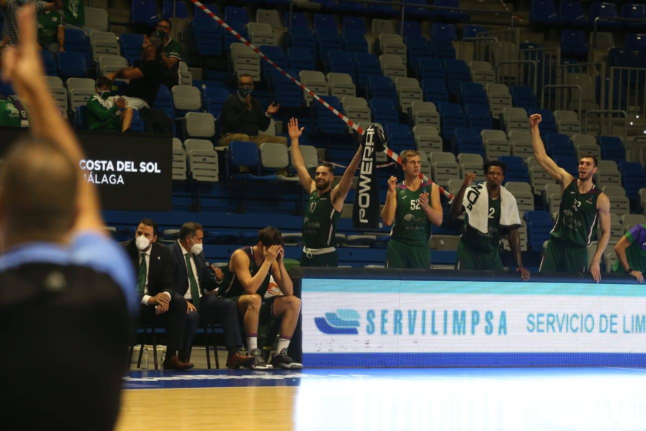 El Unicaja afrontó el encuentro con 11 profesionales 