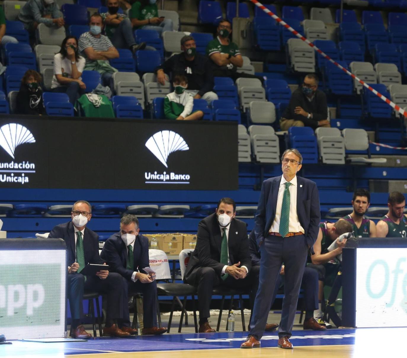 El Unicaja afrontó el encuentro con 11 profesionales 