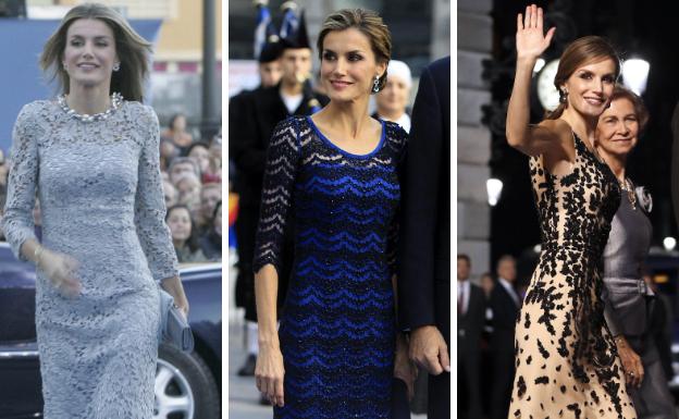 Galería. La pasarela de doña Letizia en los Princesa de Asturias.