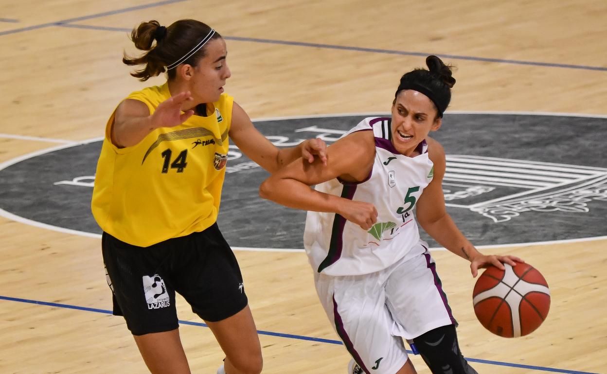 Gema García, en el debut del Unicaja esta temporada. 