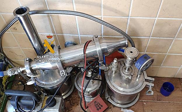 Imagen principal - Nuevo golpe al cultivo de marihuana en Málaga: 17 detenidos y 2.000 plantas intervenidas en varios municipios