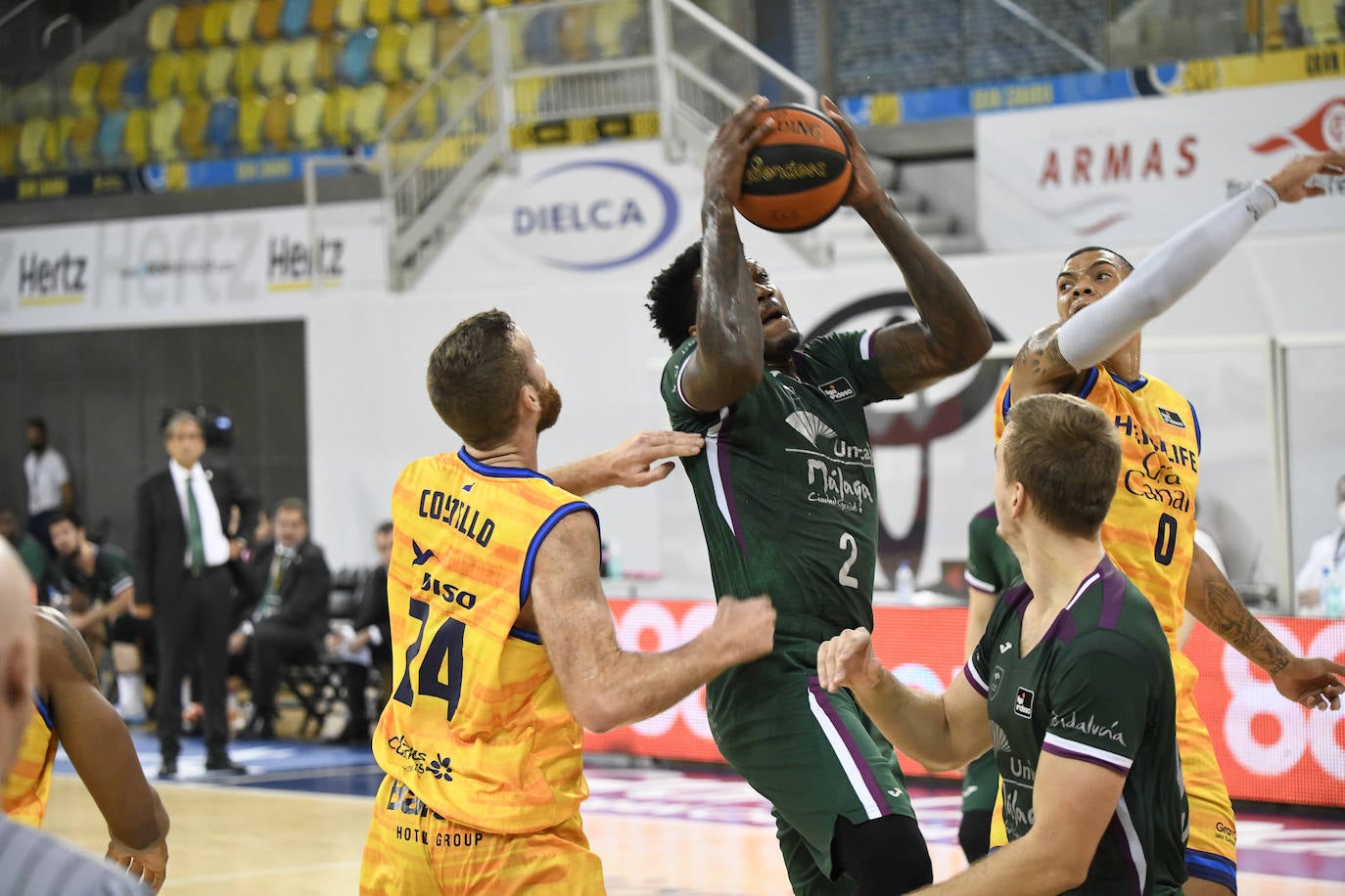 Fotos: El Gran Canaria-Unicaja, en imágenes