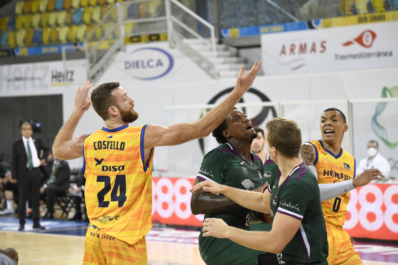 Fotos: El Gran Canaria-Unicaja, en imágenes