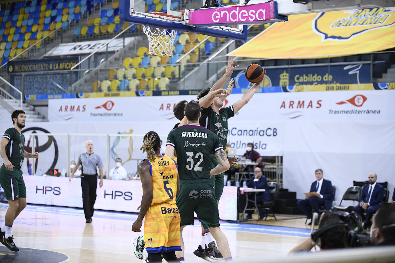 Fotos: El Gran Canaria-Unicaja, en imágenes
