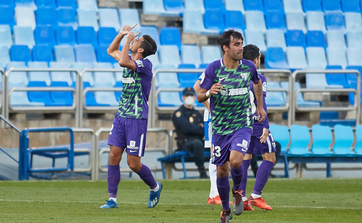 Chavarría, en su dedicatoria por el gol tras el suspense de la consulta al VAR. 